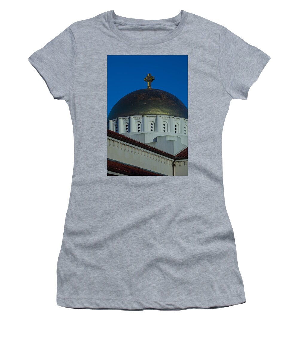 1948 Women's T-Shirt featuring the photograph Dome at St Sophia by Ed Gleichman