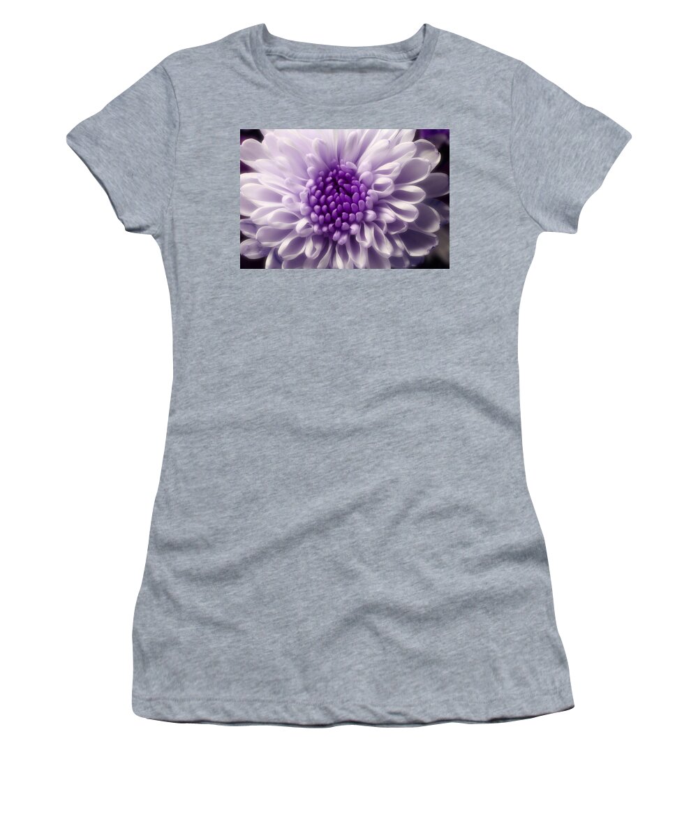 Purple Flowers Women's T-Shirt featuring the photograph Dreaming In Color by Michael Eingle