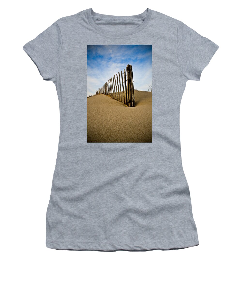 New Jersey Women's T-Shirt featuring the photograph Dune by Kristopher Schoenleber