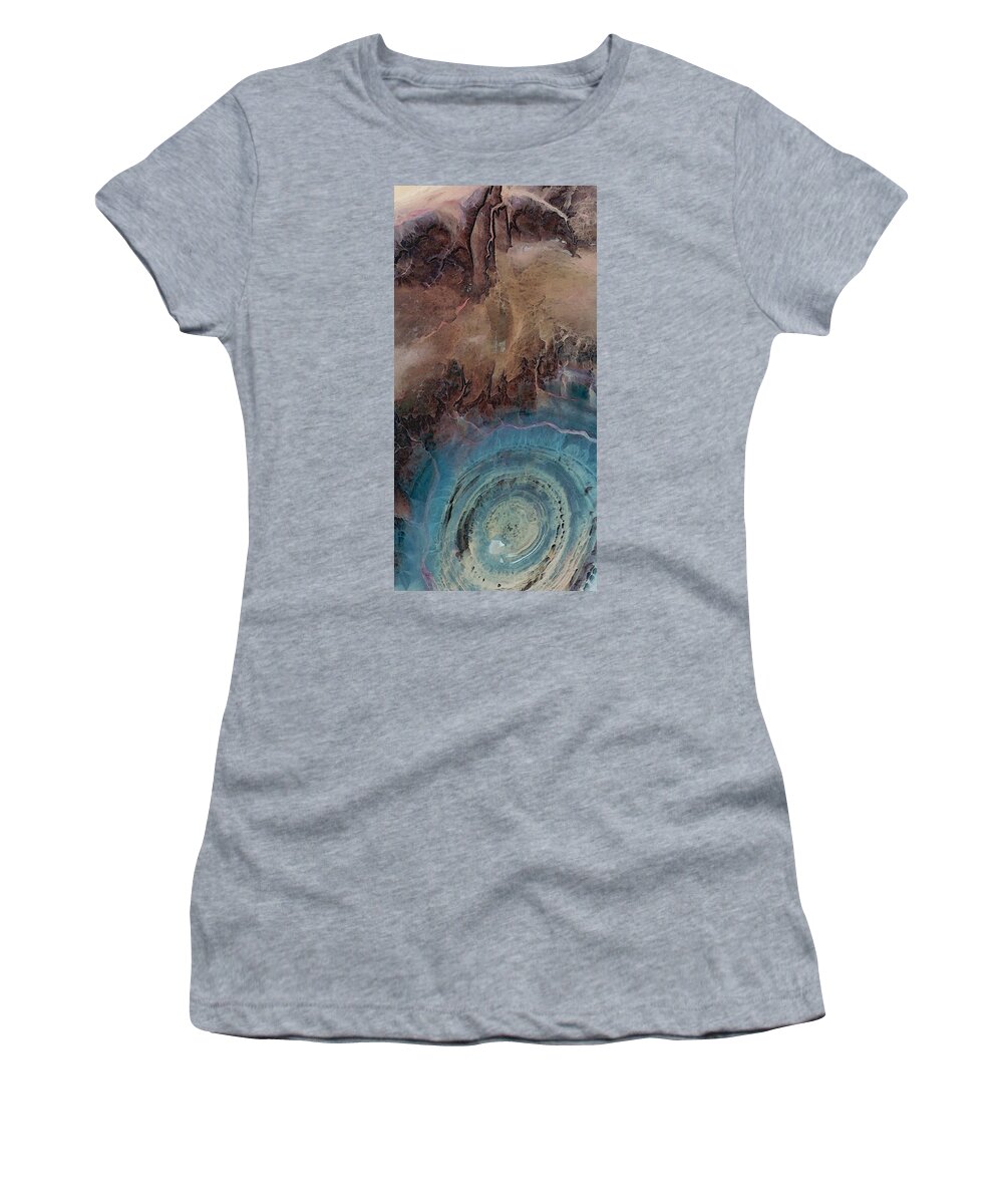 Digital Women's T-Shirt featuring the digital art Earthship 1 by David Hansen