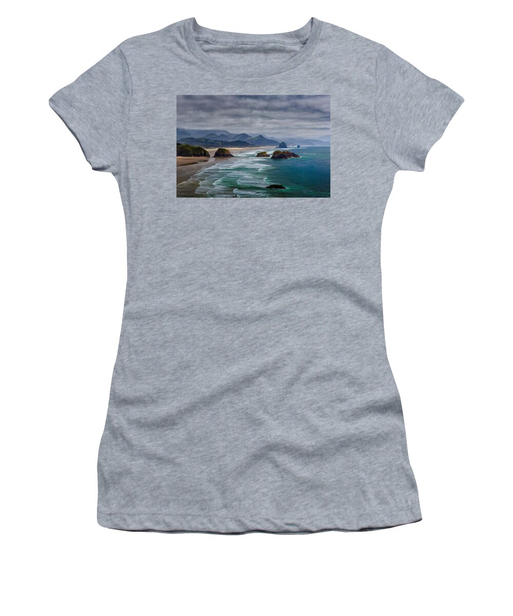 Oregon Women's T-Shirt featuring the photograph Ecola Viewpoint by Rick Berk