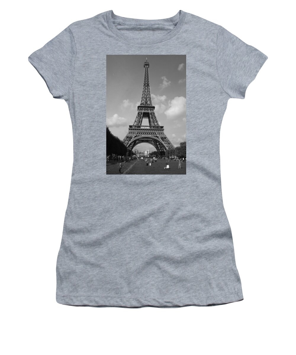 Eiffel Tower Women's T-Shirt featuring the photograph Eiffel Tower by Allan Morrison