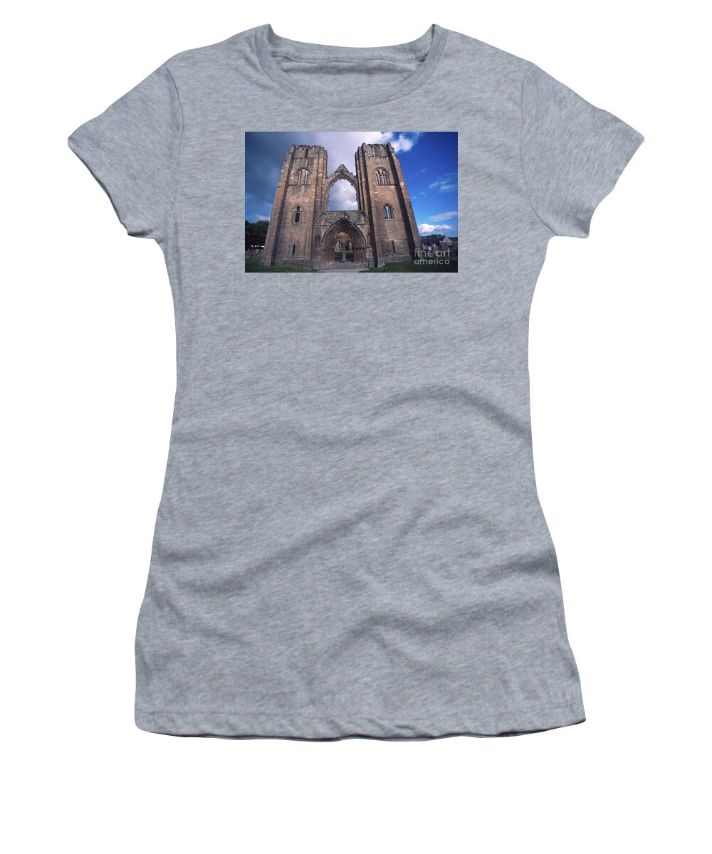 Elgin Women's T-Shirt featuring the photograph Elgin cathedral by Riccardo Mottola