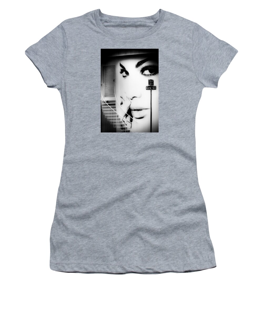 Exotic Women Women's T-Shirt featuring the photograph Entrance To A Woman's Mind by Karen Wiles