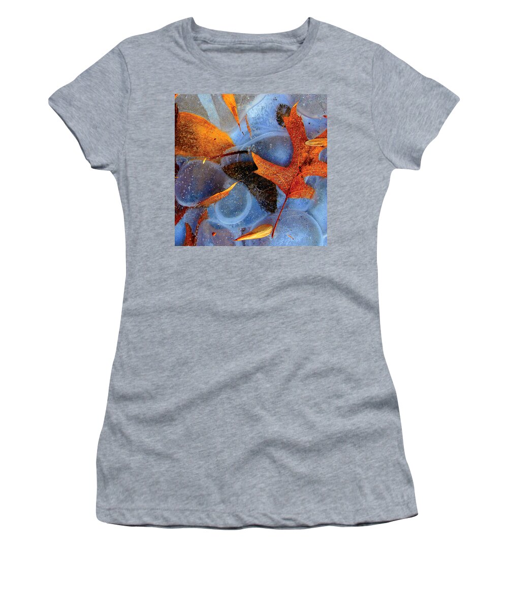 Ice Women's T-Shirt featuring the photograph Entrapment by Christopher McKenzie