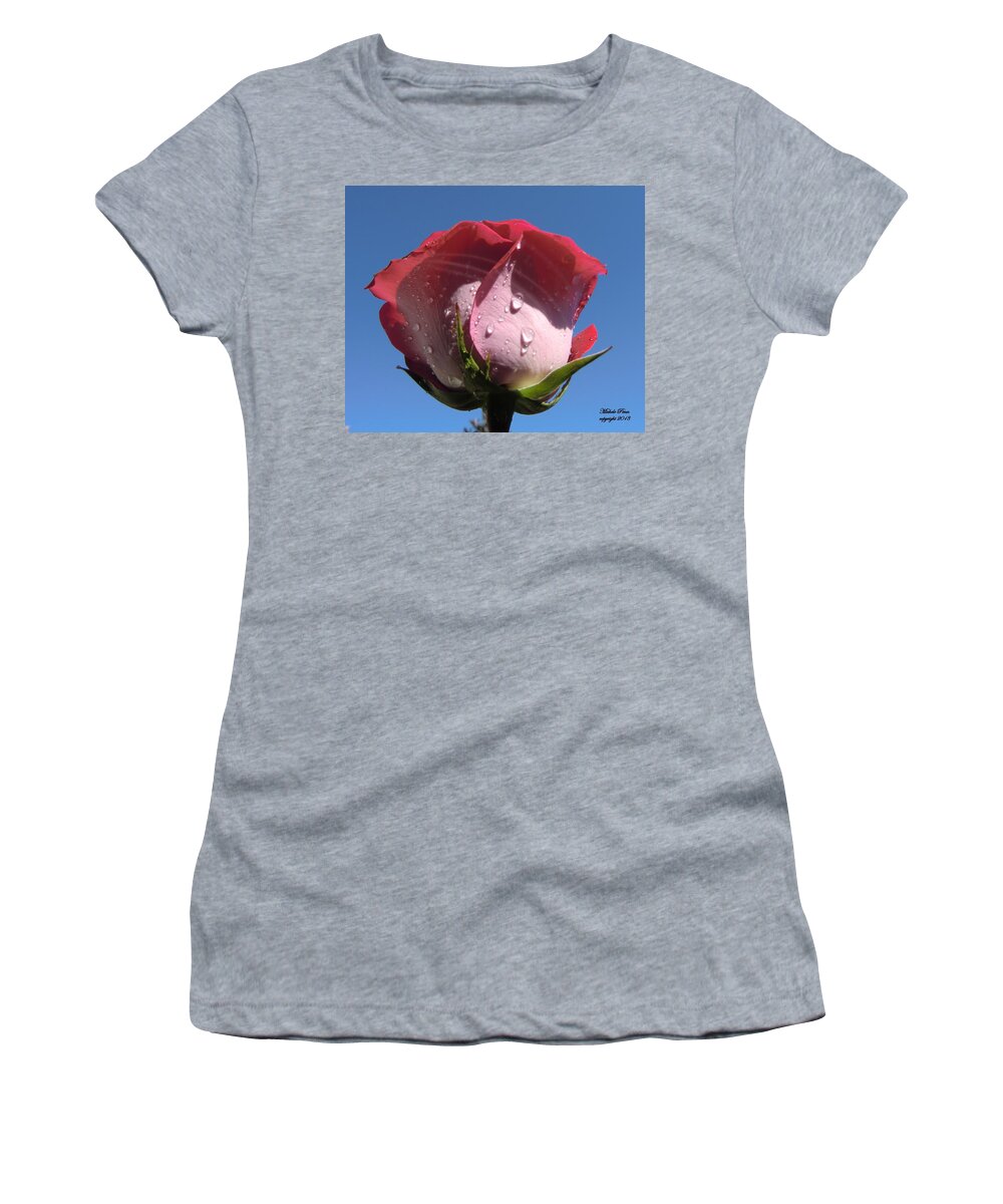 Pink Women's T-Shirt featuring the photograph Excellence Centered by Michele Penn
