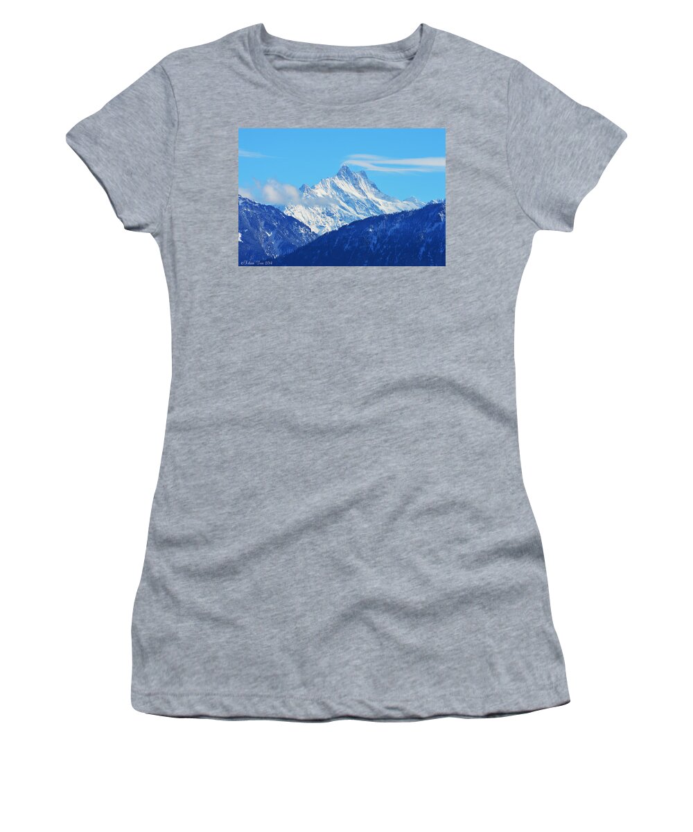 Alps Women's T-Shirt featuring the photograph Fairy tale in Alps by Felicia Tica