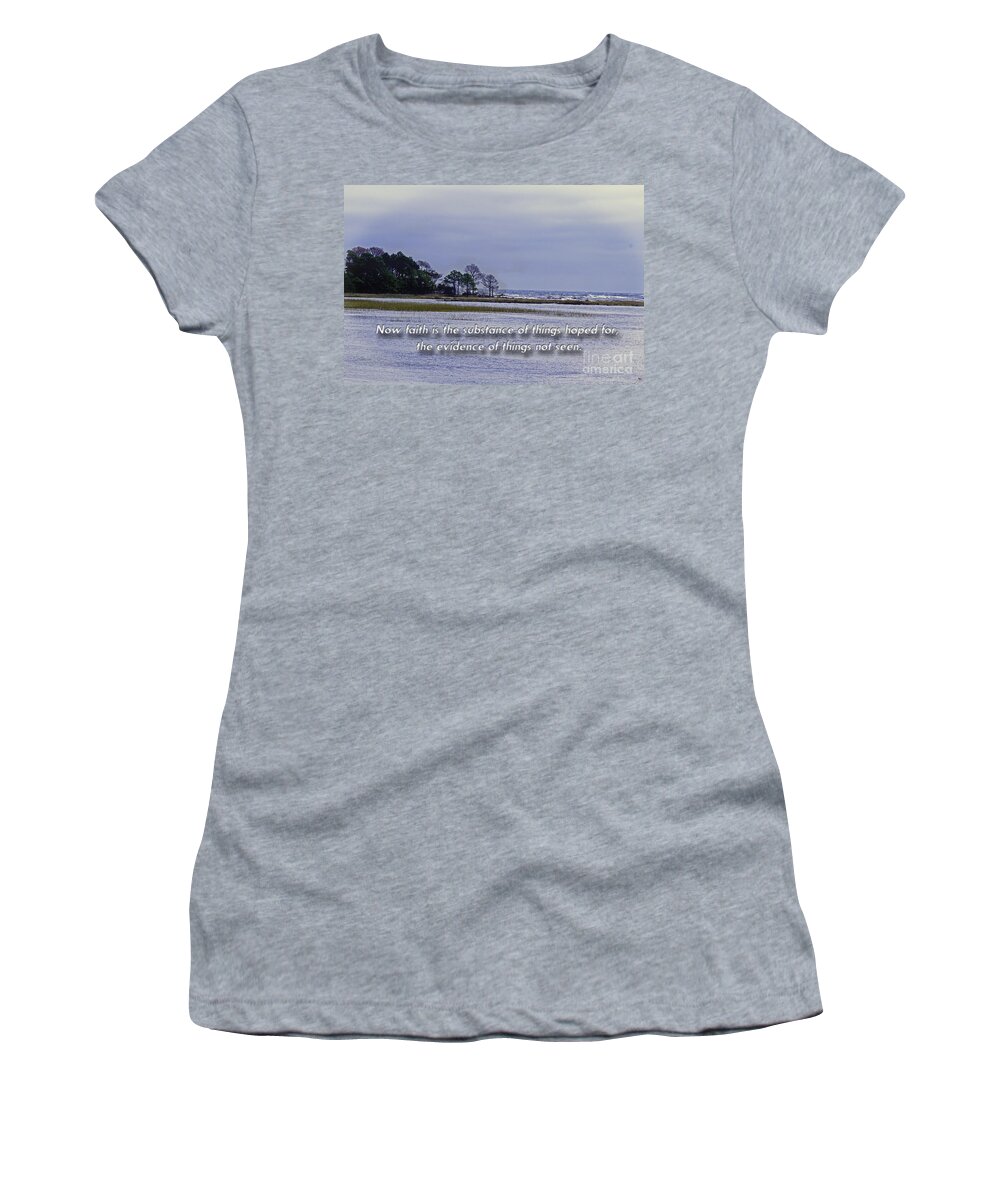 North Carolina Women's T-Shirt featuring the photograph Faith Hope by Sandra Clark