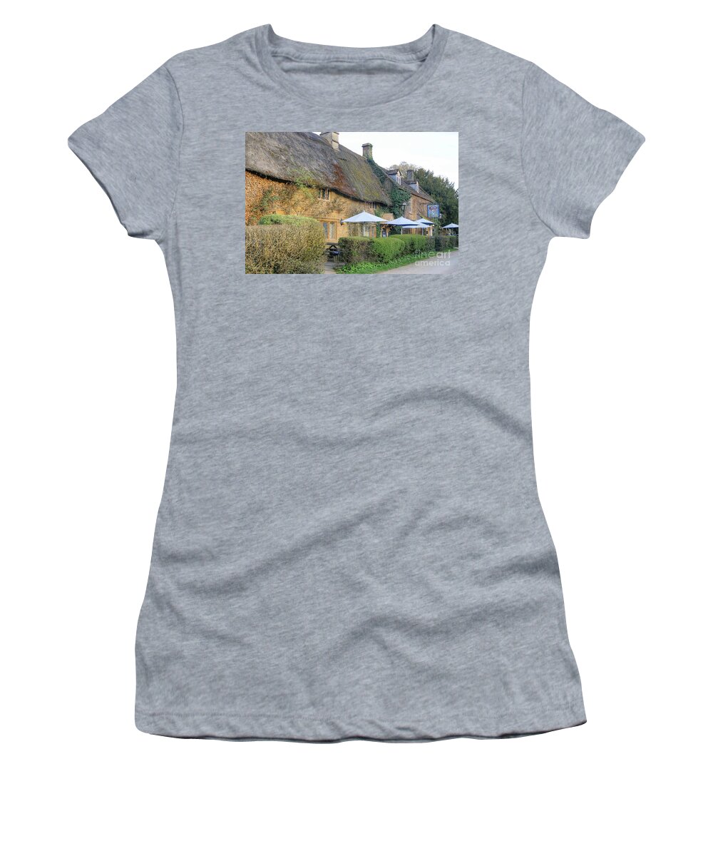 Pub Women's T-Shirt featuring the photograph Falkland Arms Pub by David Birchall