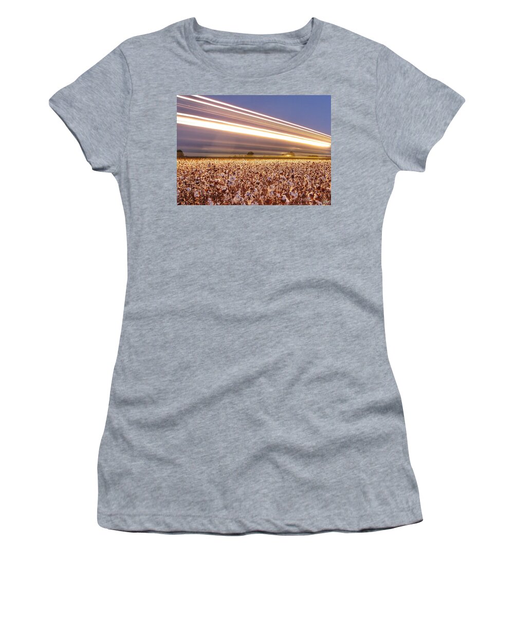 Ag Women's T-Shirt featuring the photograph Fast Cotton by David Zarecor