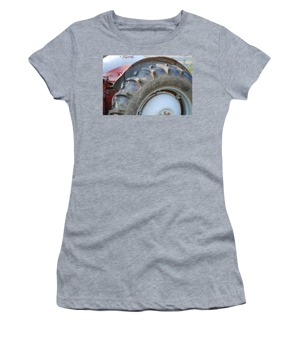 Ford Women's T-Shirt featuring the photograph Ford Tractor by Jennifer Ancker