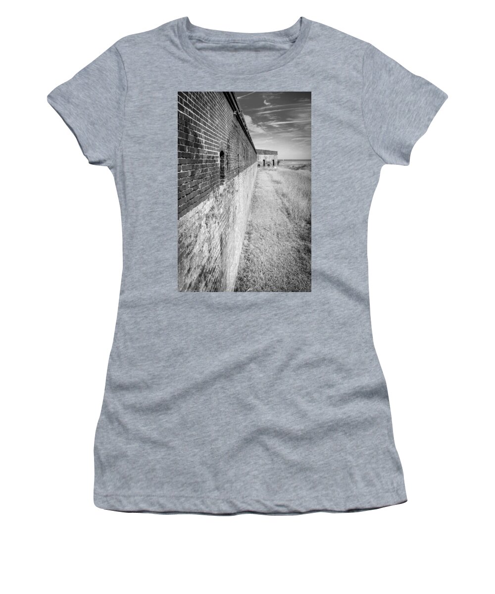 2015 Women's T-Shirt featuring the photograph Fort Clinch II by Wade Brooks