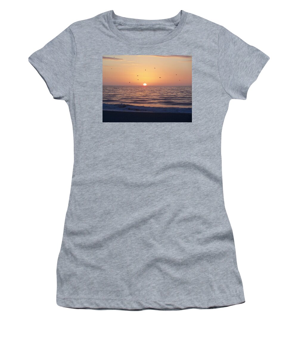Victor Montgomery Women's T-Shirt featuring the photograph Free As A Bird by Vic Montgomery