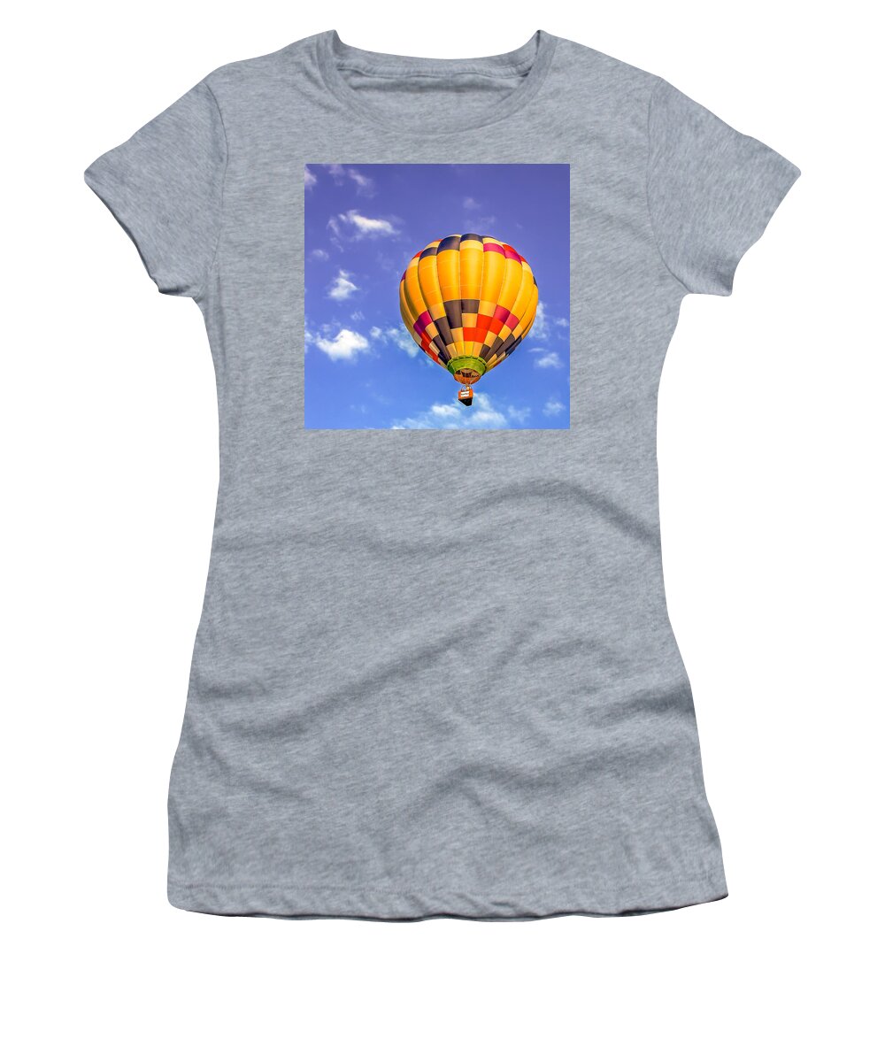 Aerial Women's T-Shirt featuring the photograph Full Of Hot Air by Traveler's Pics