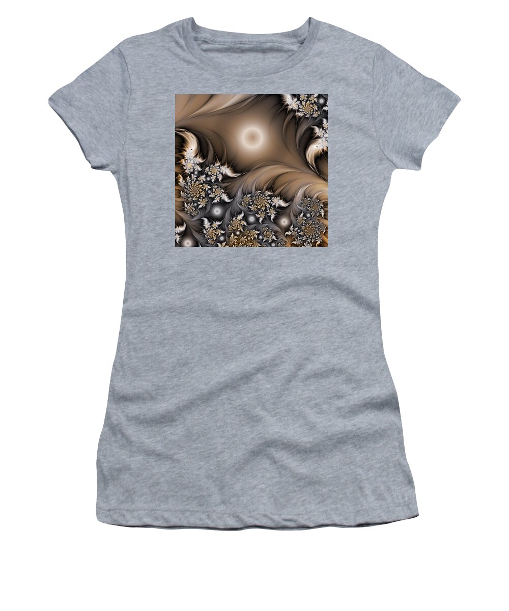 Digital Art Women's T-Shirt featuring the digital art Garden of the Future by Gabiw Art
