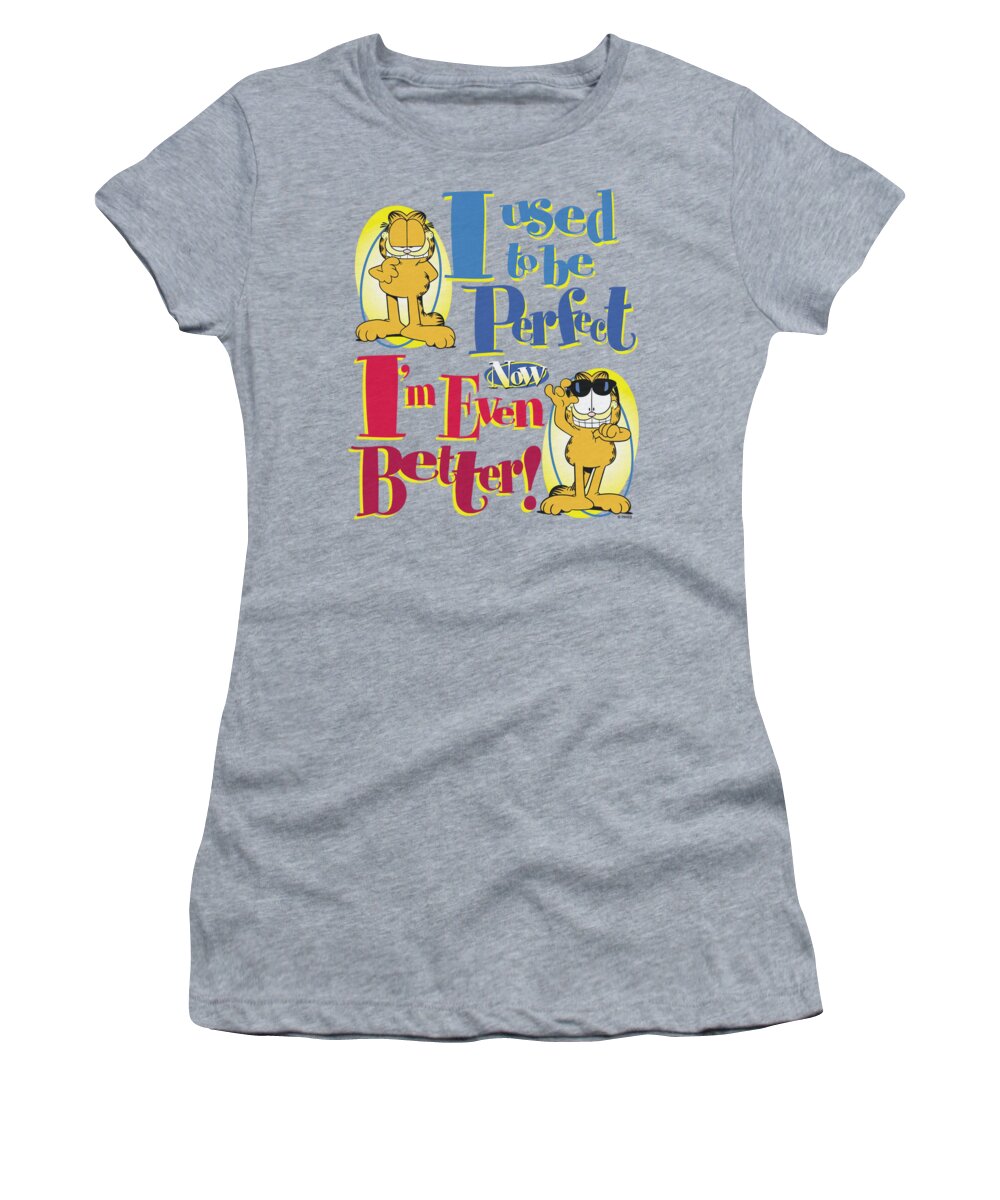 Garfield Women's T-Shirt featuring the digital art Garfield - Even Better by Brand A
