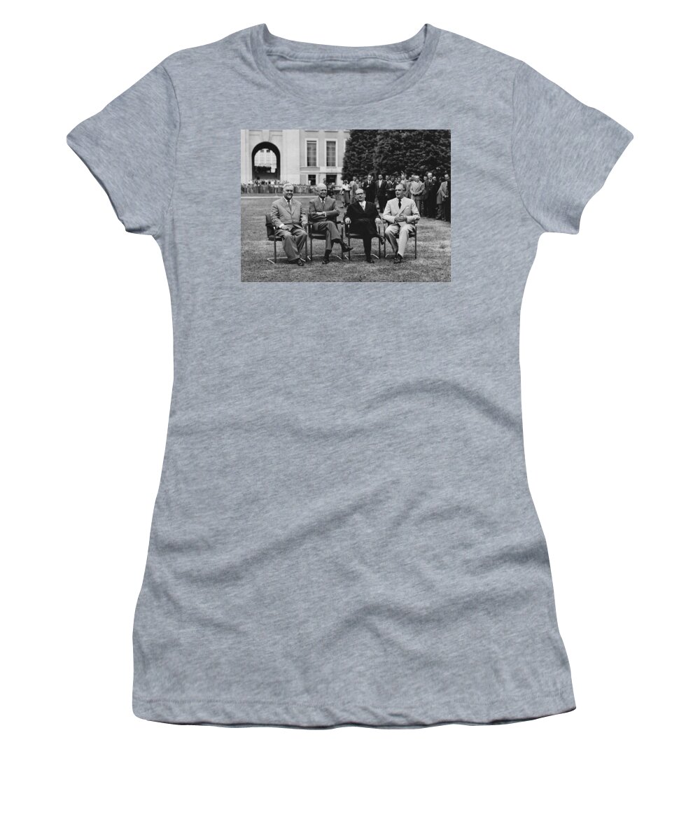 Historic Women's T-Shirt featuring the photograph Geneva Summit by John P. Taylor