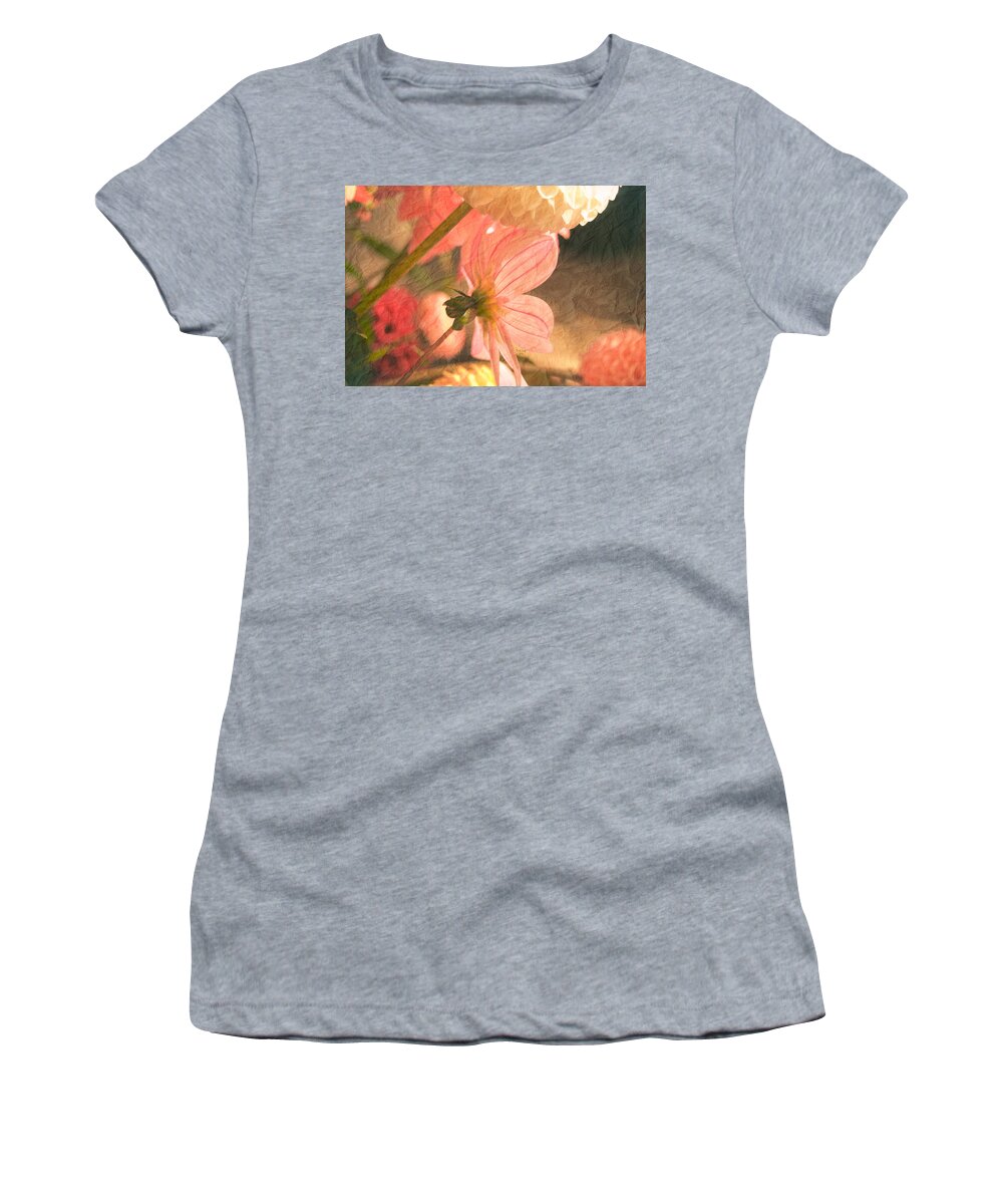 Flower Women's T-Shirt featuring the photograph Gentleness by Trish Tritz