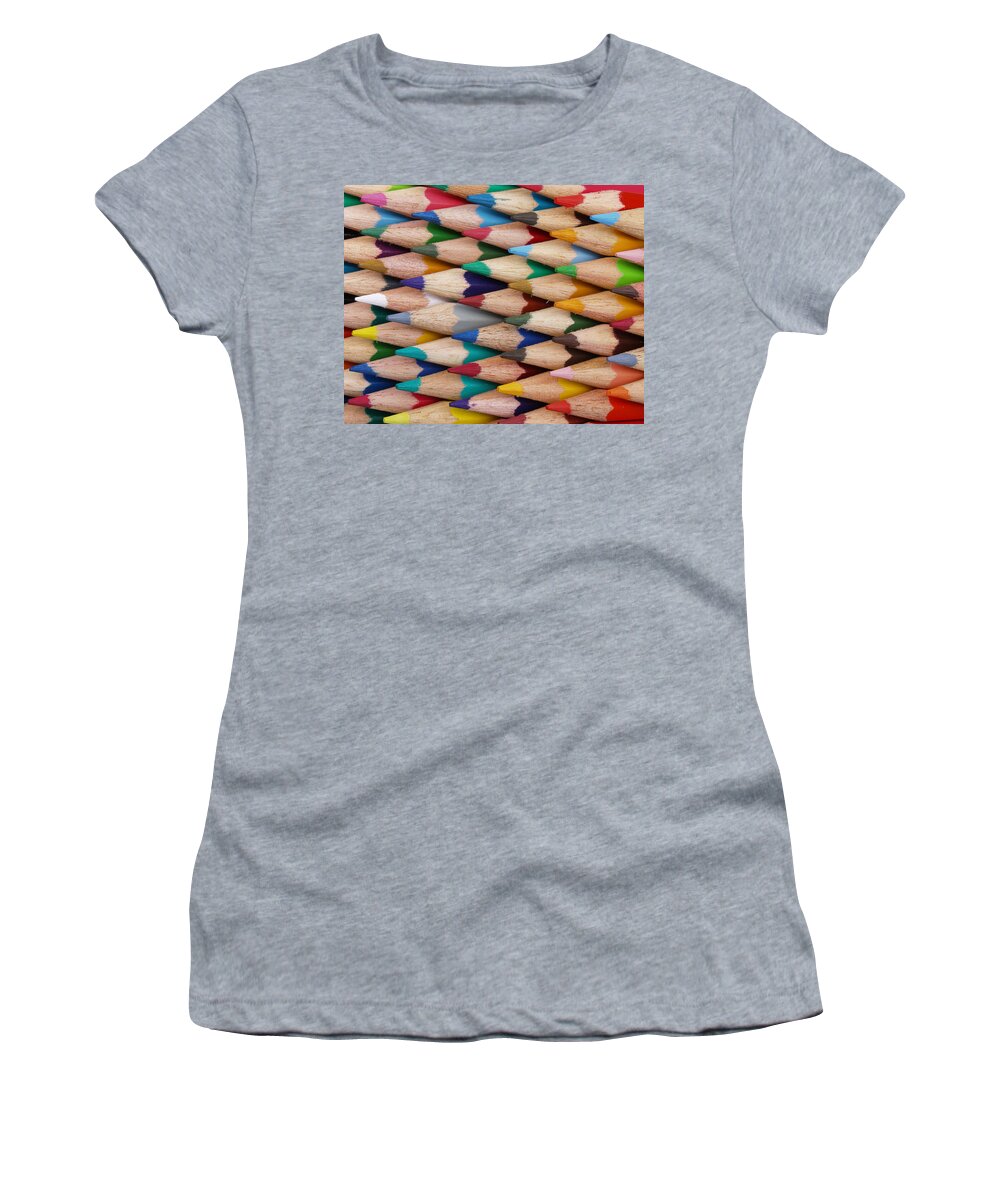 Pencil Women's T-Shirt featuring the digital art Get the point by Ron Harpham