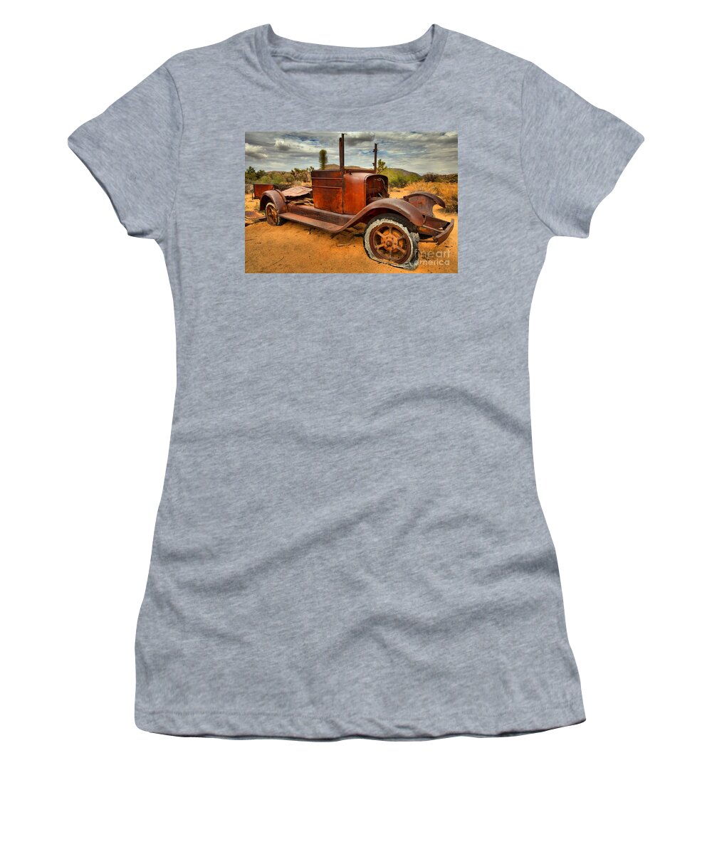 Joshua Tree National Park Women's T-Shirt featuring the photograph Ghost Town Express by Adam Jewell