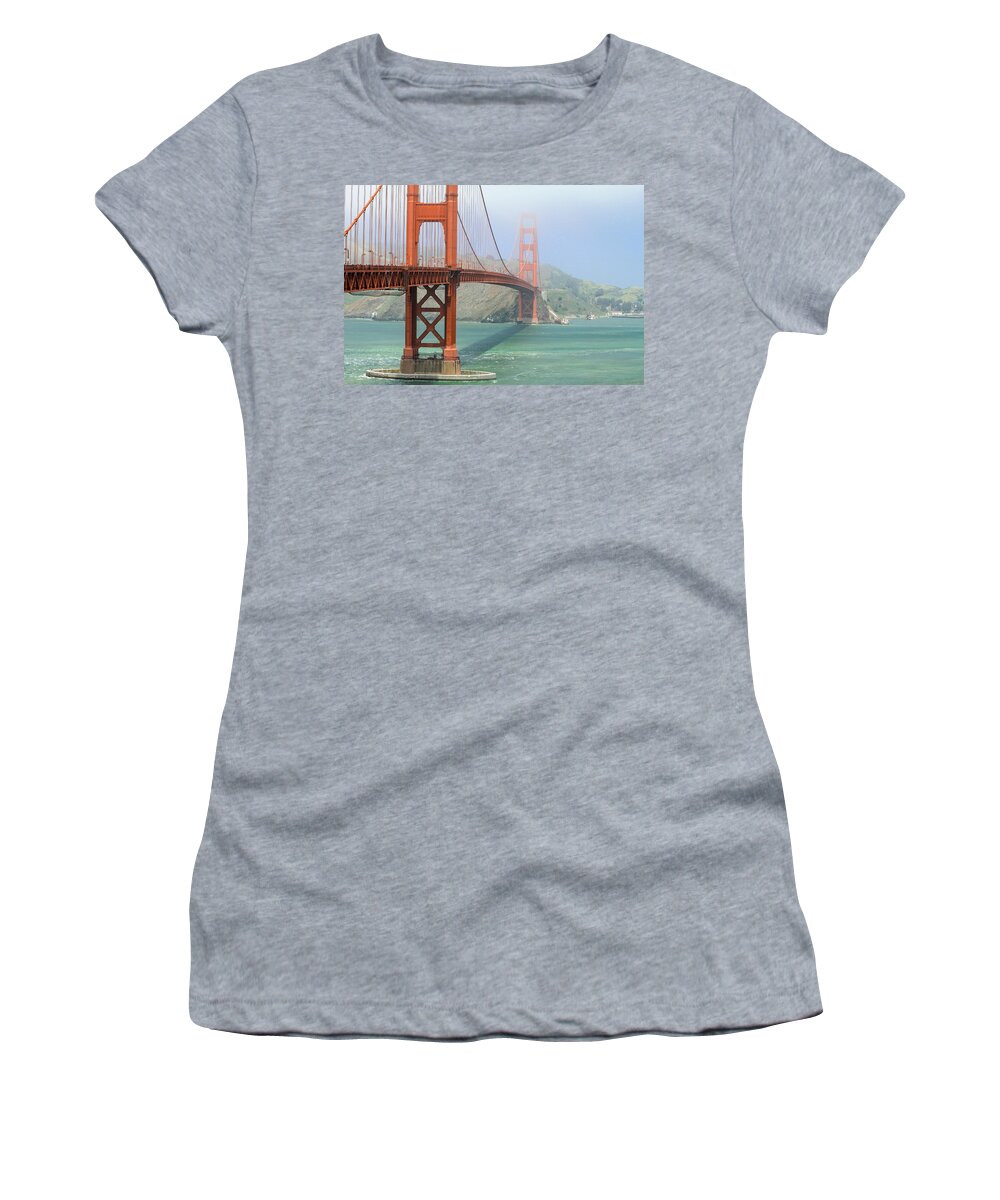 Made In America Women's T-Shirt featuring the photograph Golden Gate by Steven Bateson
