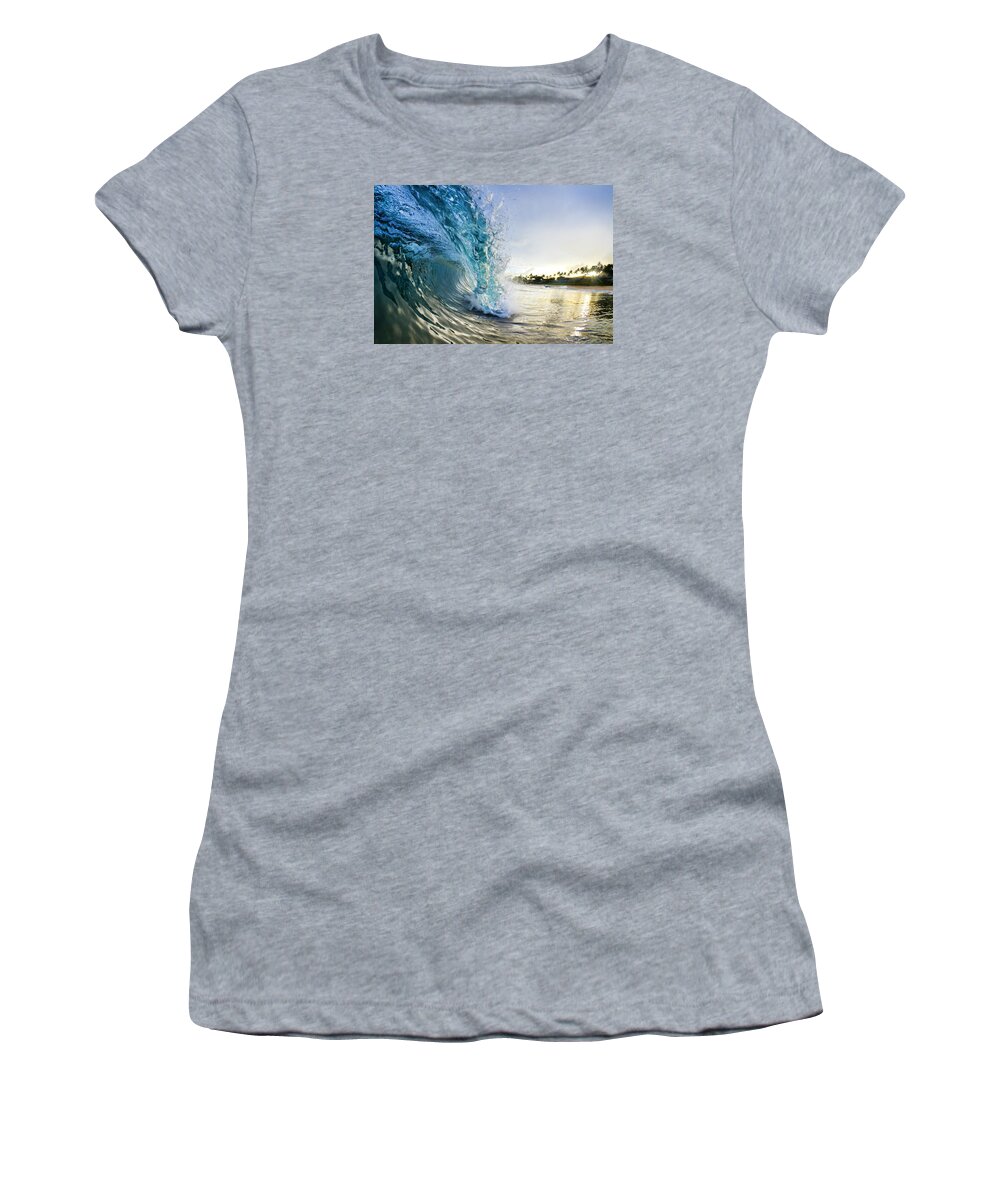 Surf Women's T-Shirt featuring the photograph Golden Mile by Sean Davey