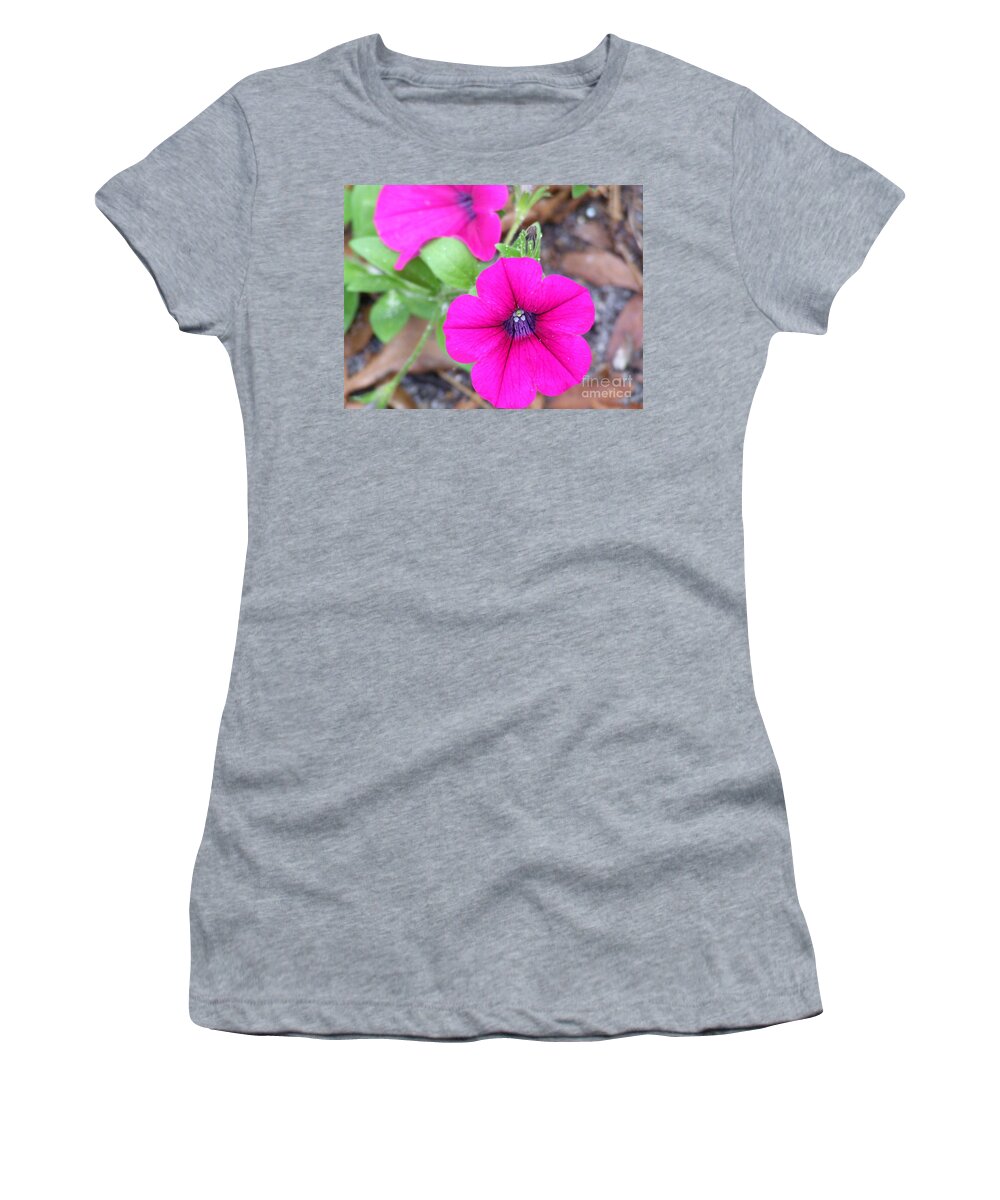 Pink Women's T-Shirt featuring the photograph Good morning by Andrea Anderegg