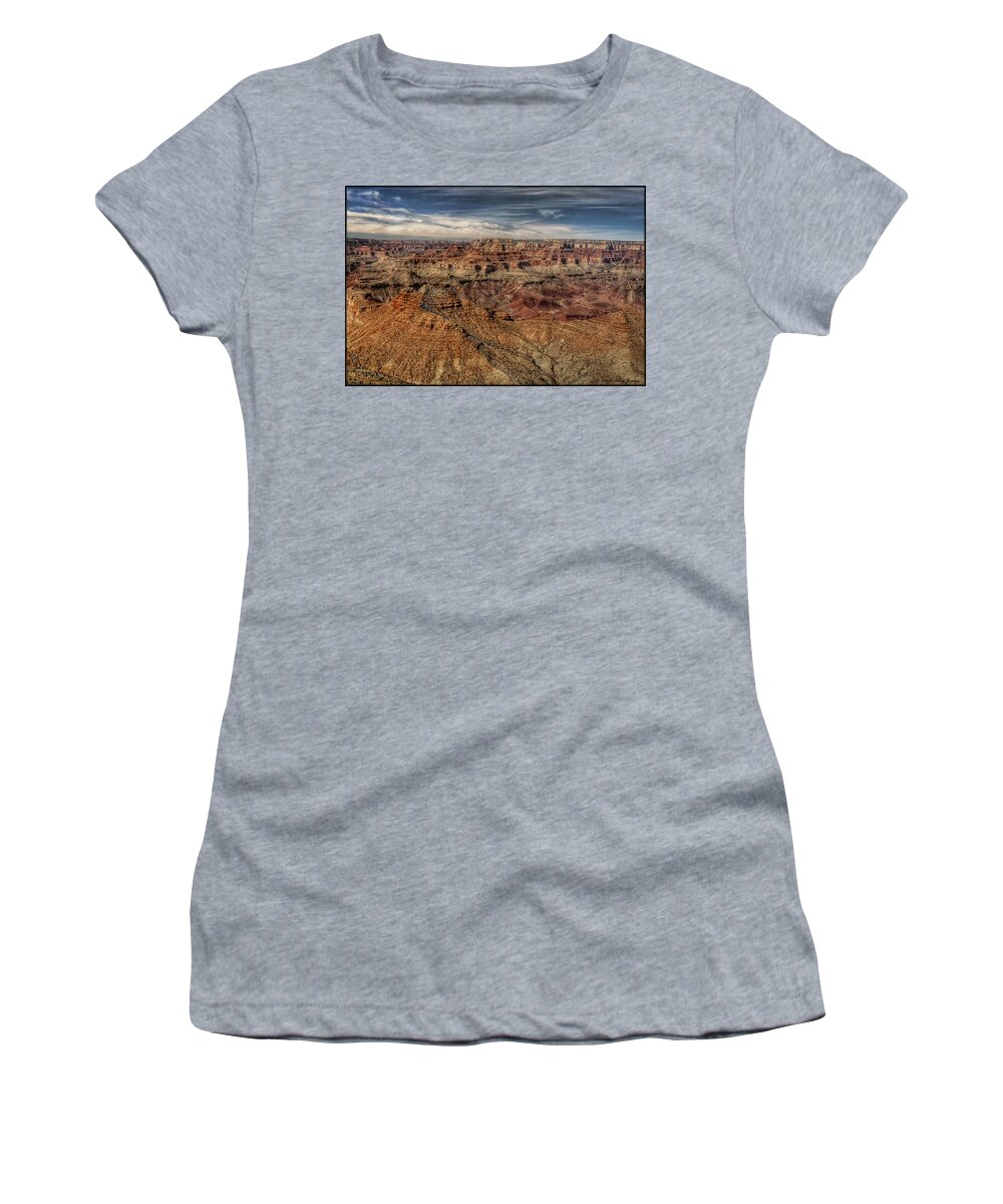 Mountain Women's T-Shirt featuring the photograph Grand Canyon by Erika Fawcett