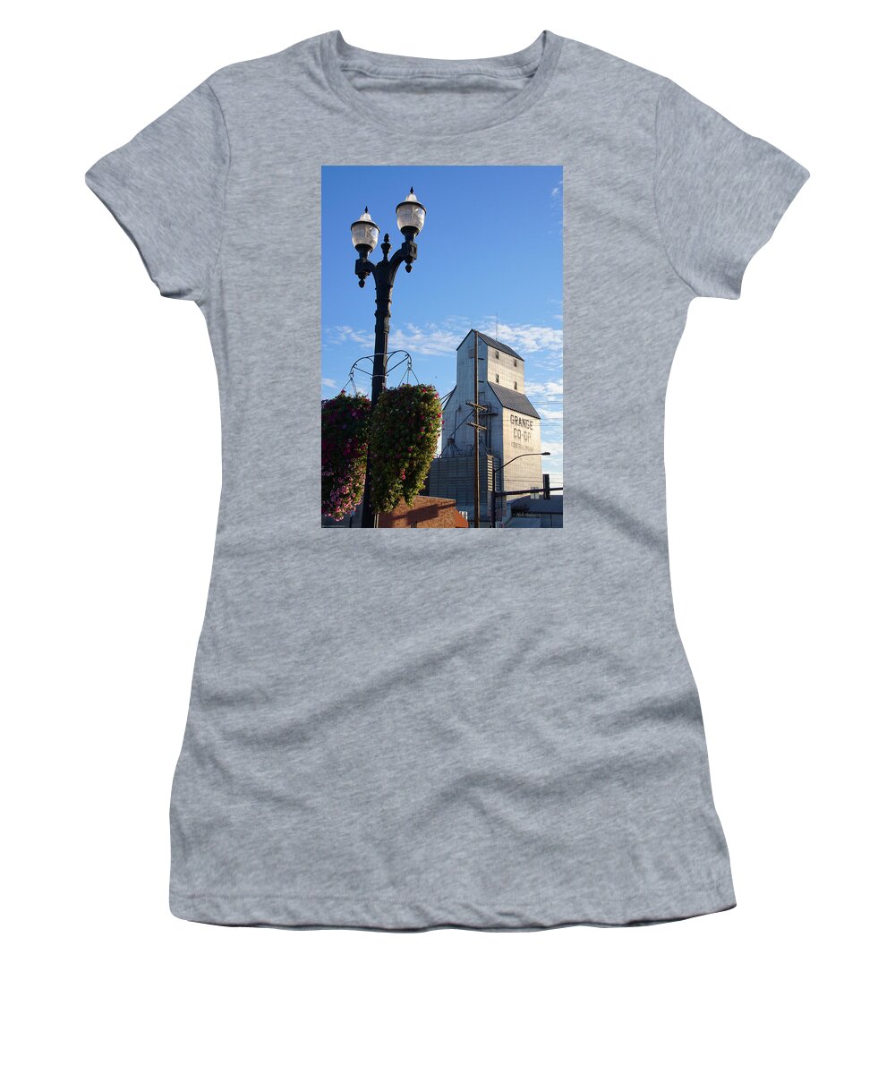 Grange Co-op Women's T-Shirt featuring the photograph Grange Co-op by Mick Anderson