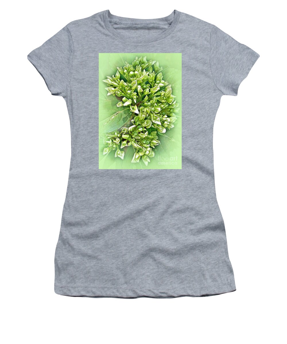Green Women's T-Shirt featuring the photograph Green Bouquet by Judi Bagwell