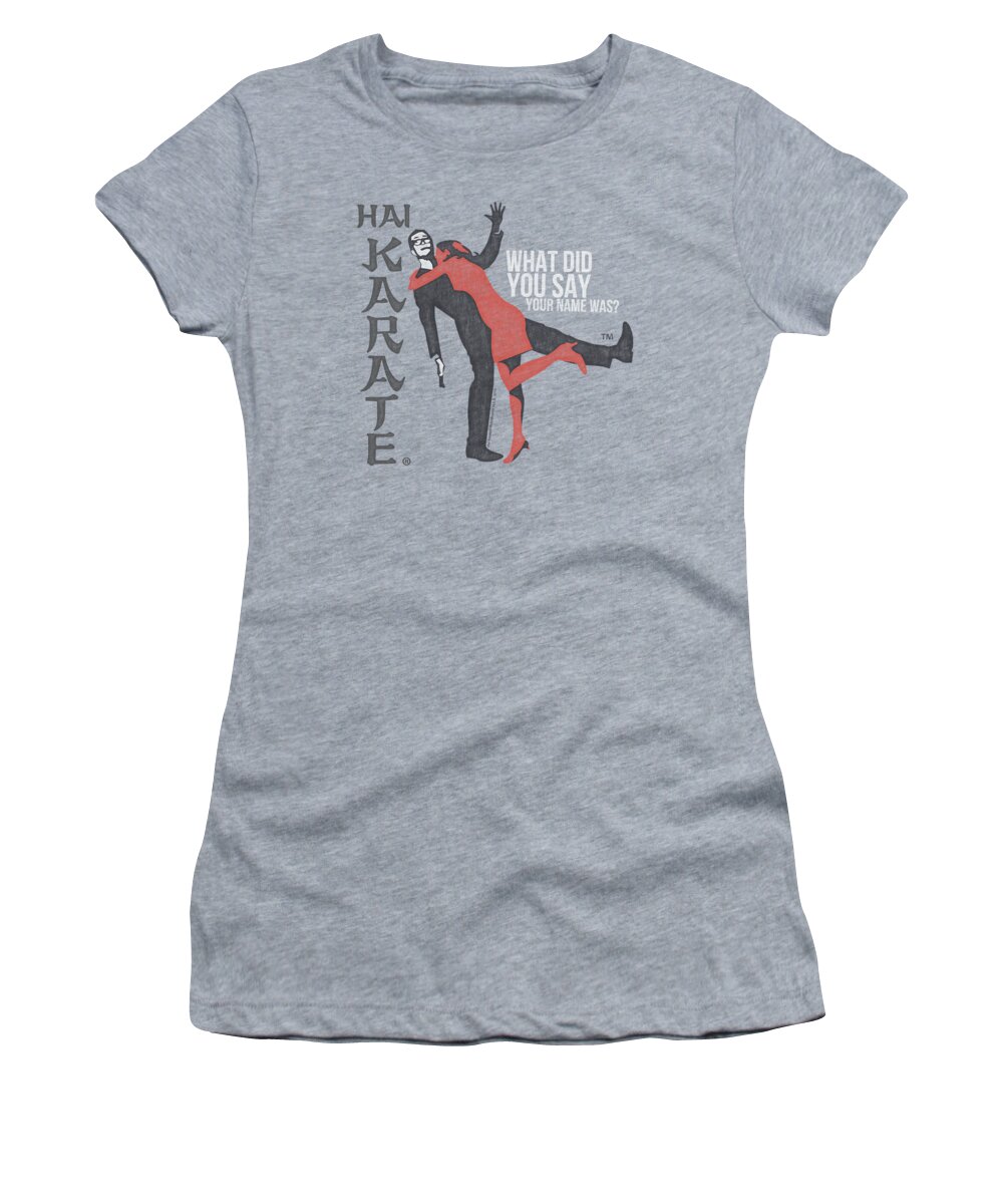 Hai Karate Women's T-Shirt featuring the digital art Hai Karate - Name by Brand A