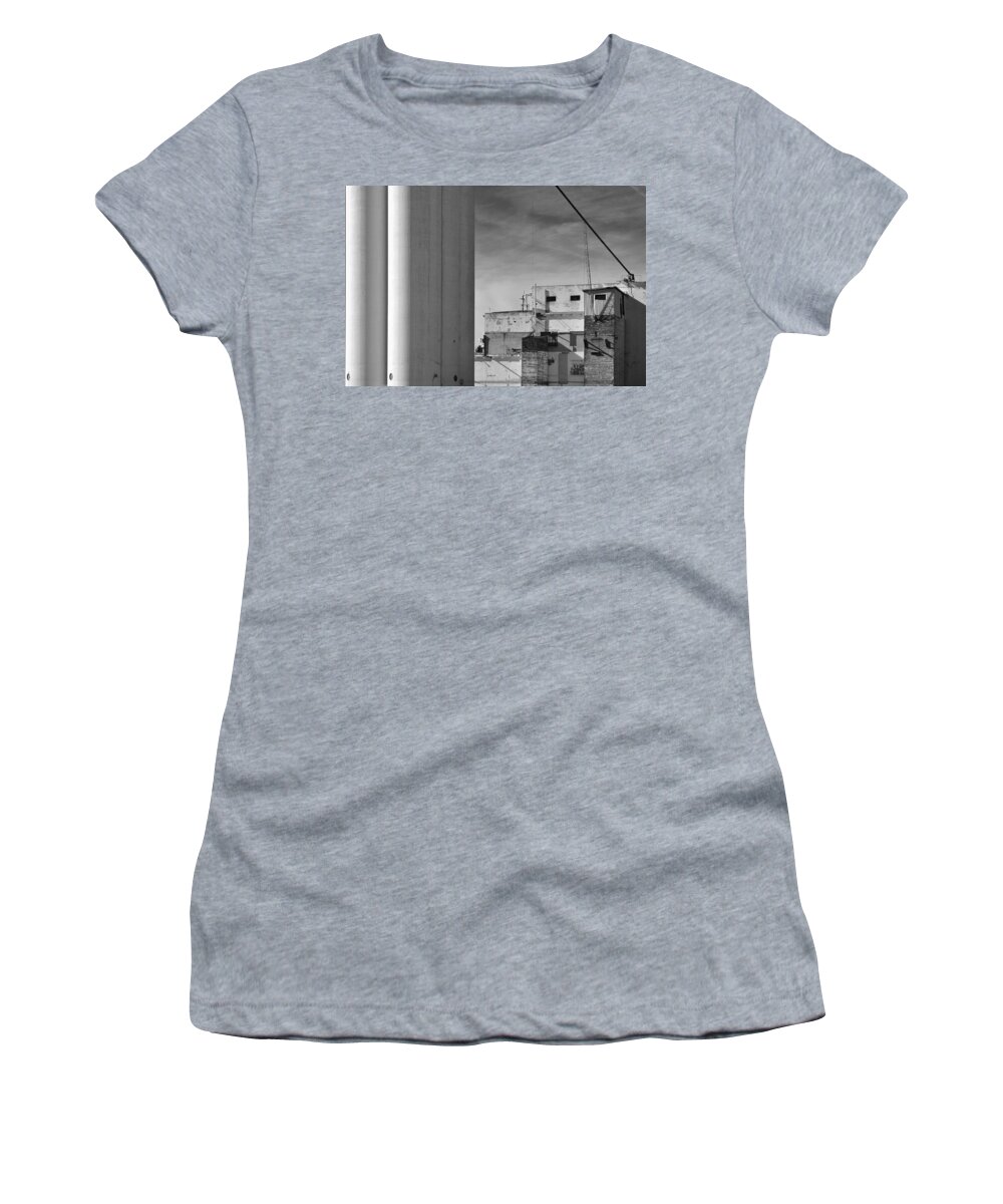 Architectural Women's T-Shirt featuring the photograph Hayden Ferry Flour Mill 07 by JustJeffAz Photography