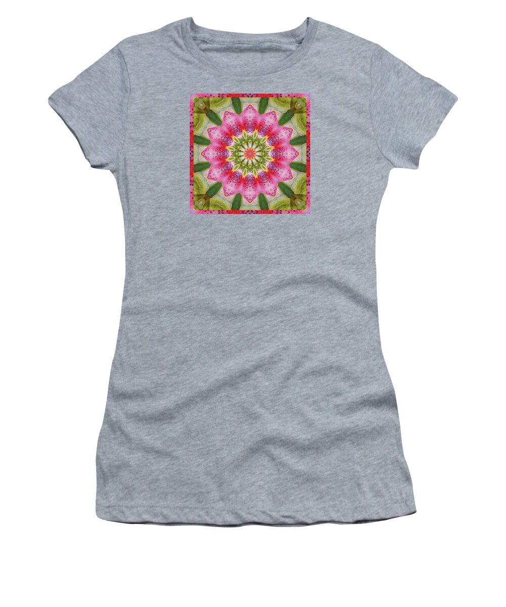 Mandalas Women's T-Shirt featuring the photograph Healing Mandala 25 by Bell And Todd