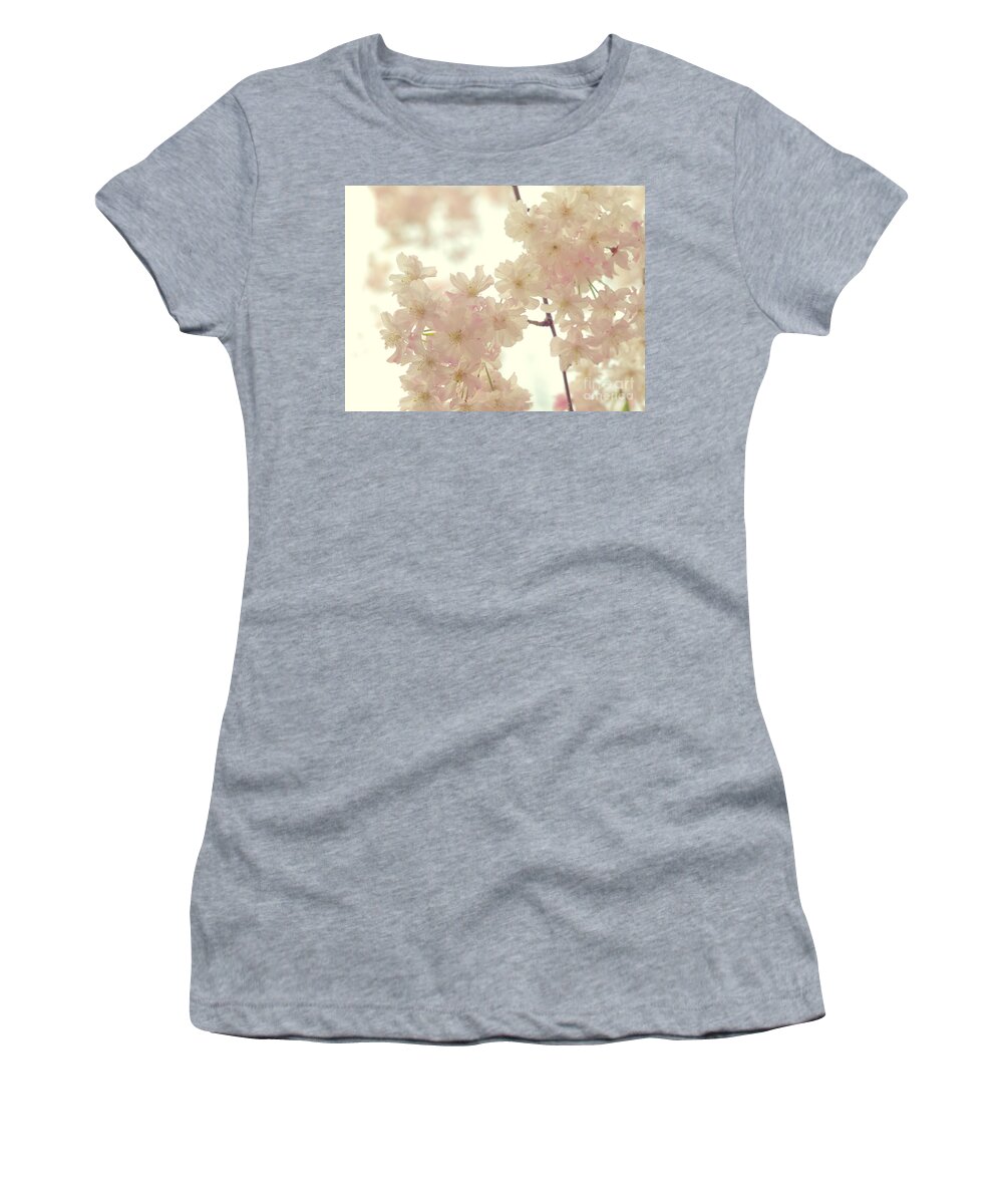 Cherry Blossoms Women's T-Shirt featuring the photograph Heavenly... by Yuka Kato