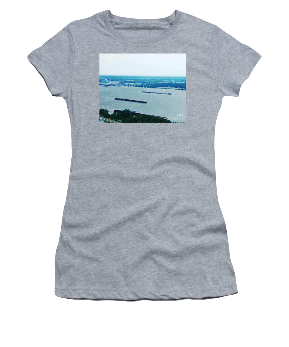 Flood Women's T-Shirt featuring the photograph High Water Baton Rouge LA 2011 by Lizi Beard-Ward