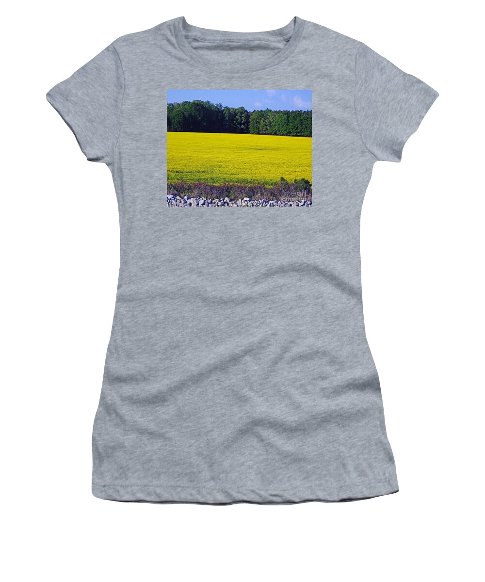 Spring Women's T-Shirt featuring the digital art Highway 51 Mississippi Layered View by Lizi Beard-Ward