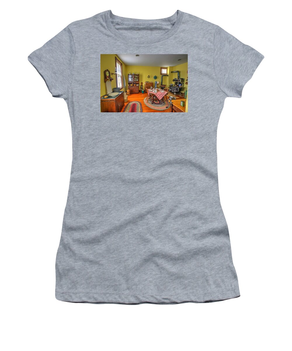 Hinckley Women's T-Shirt featuring the photograph Hinckley Fire Museum by Amanda Stadther