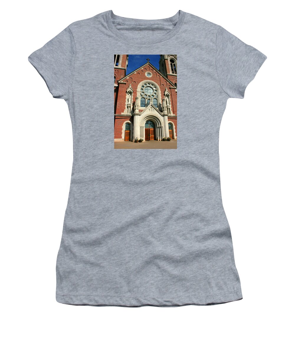 Holy Hill Women's T-Shirt featuring the photograph Holy Hill 2 by Susan McMenamin