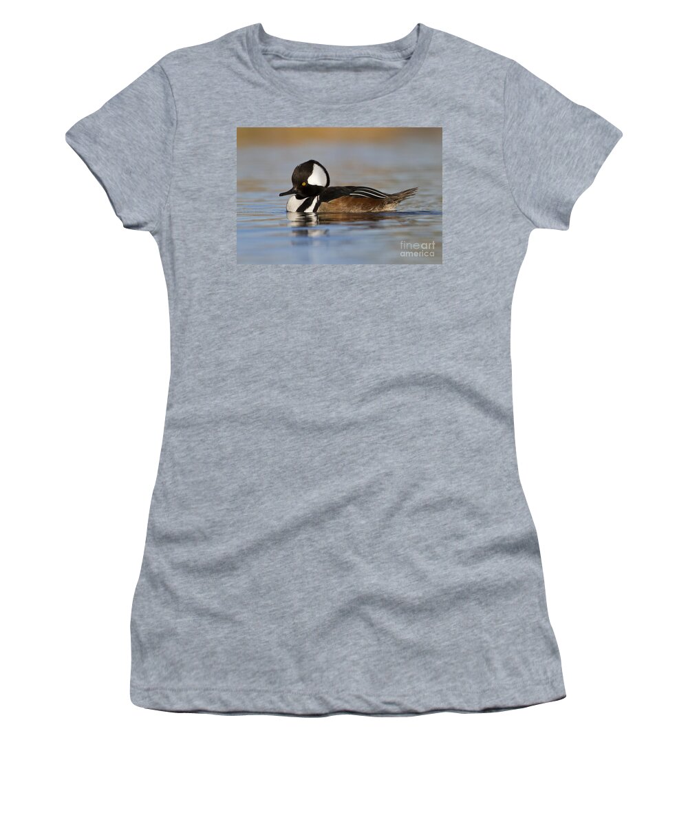 Hoodie Women's T-Shirt featuring the photograph Hoodie looking pretty by Bryan Keil