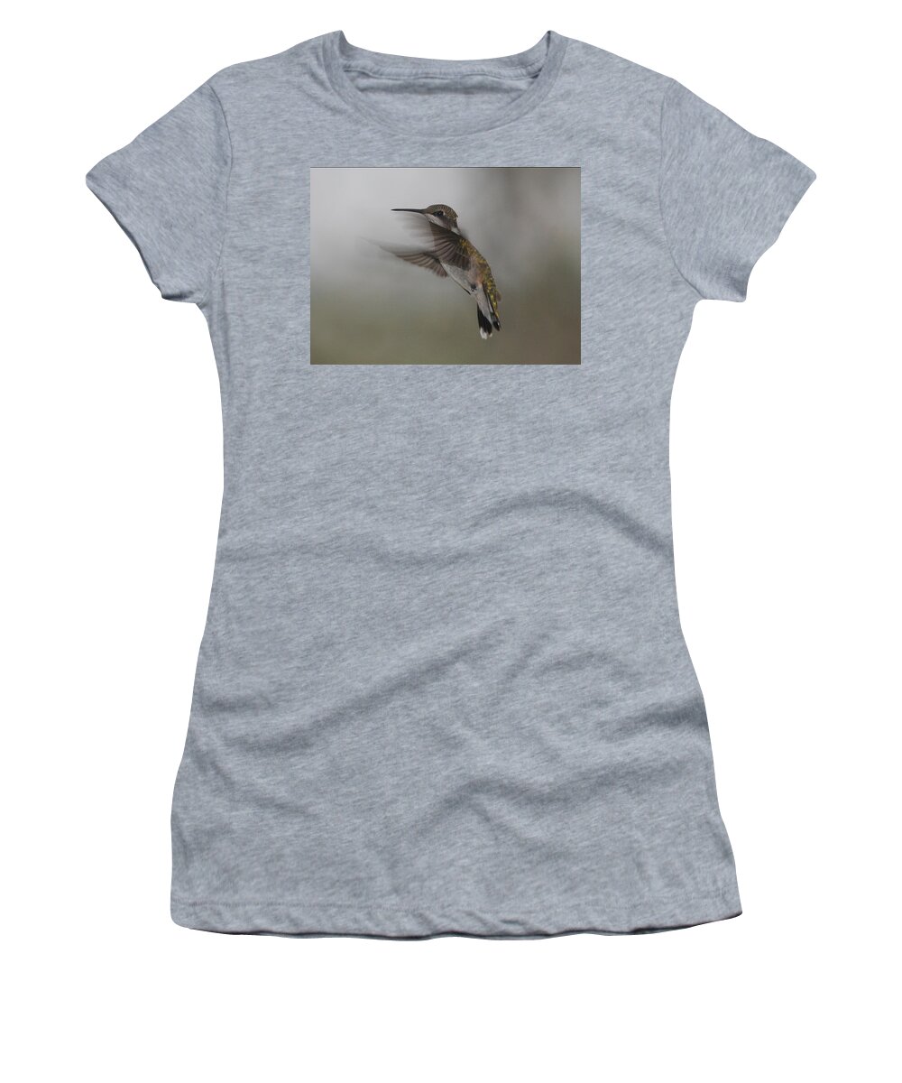 Ruby Women's T-Shirt featuring the photograph Hummingbird 6 by Leticia Latocki