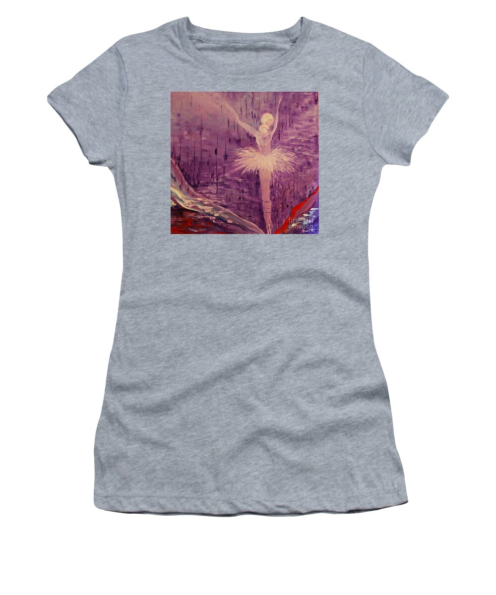 Dream Women's T-Shirt featuring the painting I have a Dream by Amalia Suruceanu