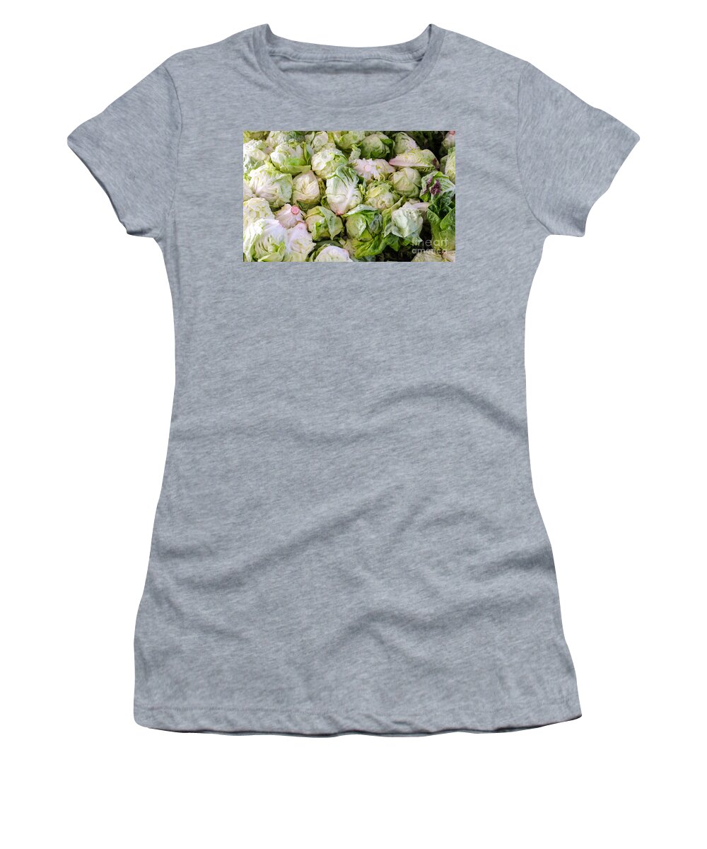 Iceberg Women's T-Shirt featuring the photograph Iceberg Lettuce by Henrik Lehnerer