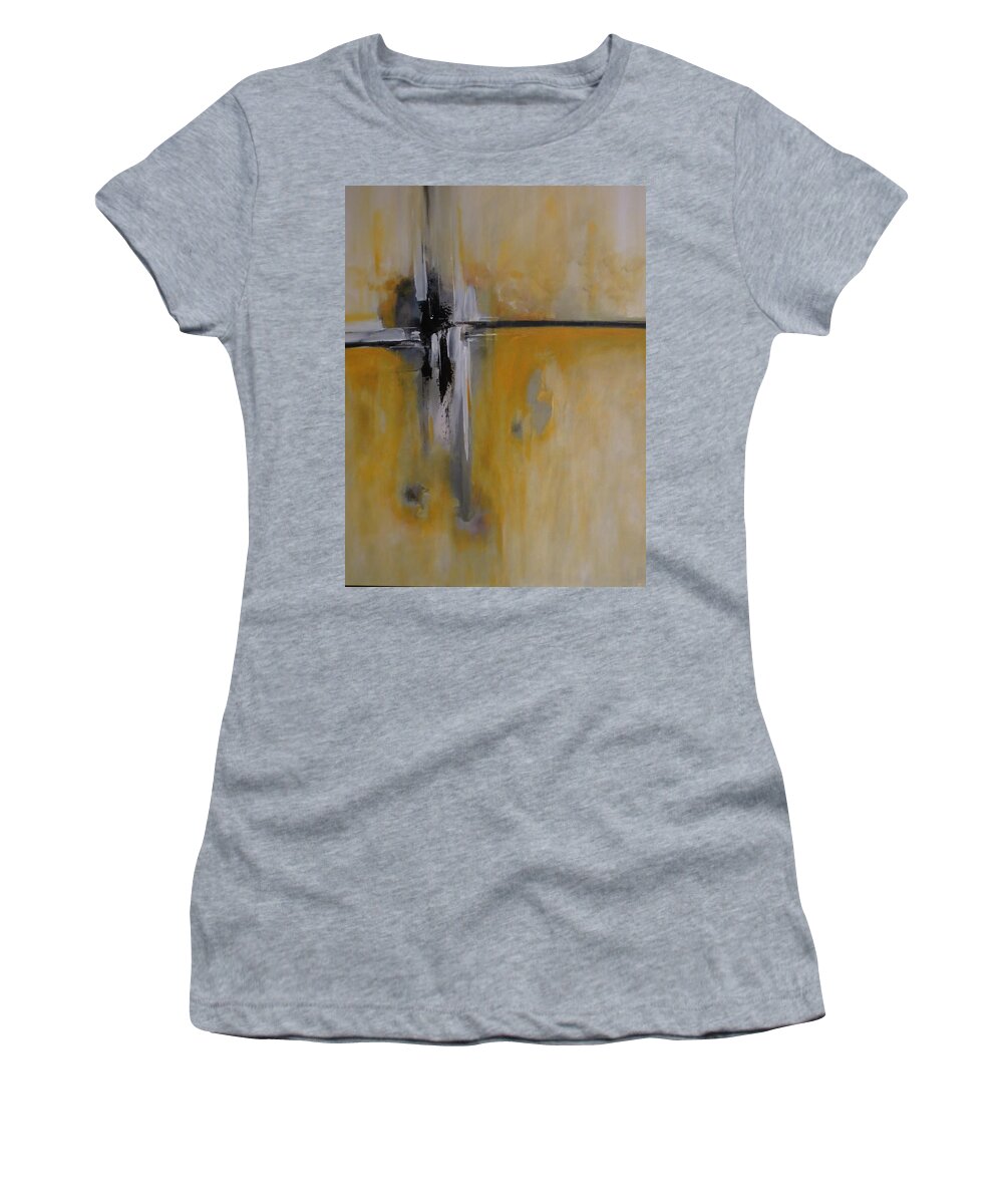 Abstract Women's T-Shirt featuring the painting Imagine That by Soraya Silvestri
