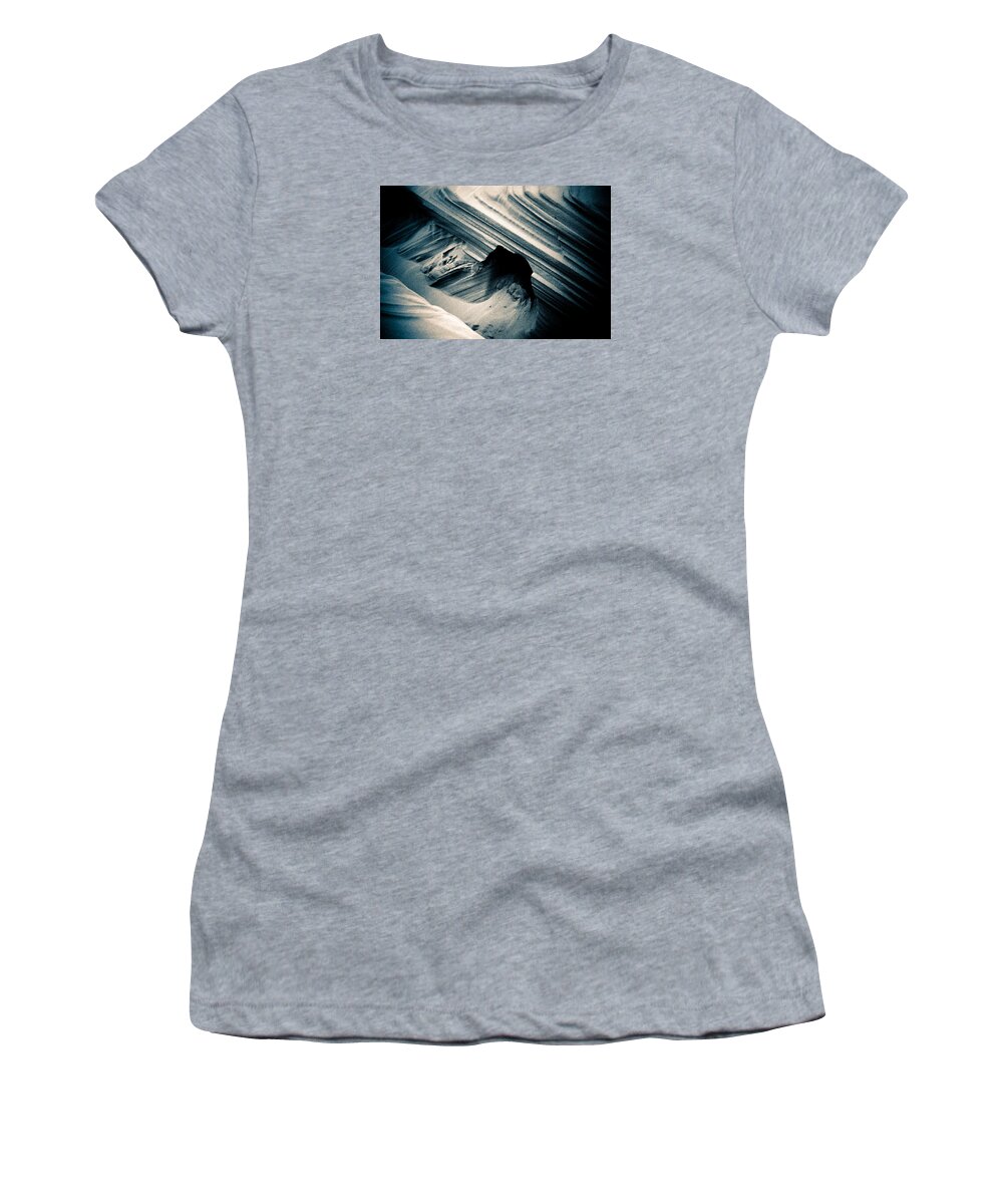 Adria Trail Women's T-Shirt featuring the photograph Indigo Dunes by Adria Trail