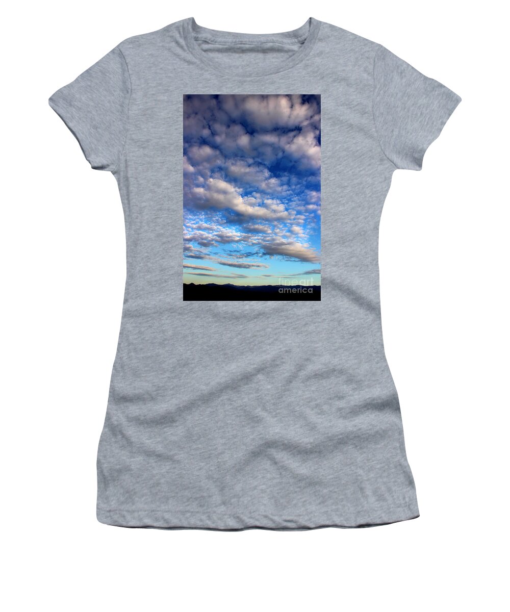 Smoky Mountains Dusk Women's T-Shirt featuring the photograph Influence Of Dusk by Michael Eingle