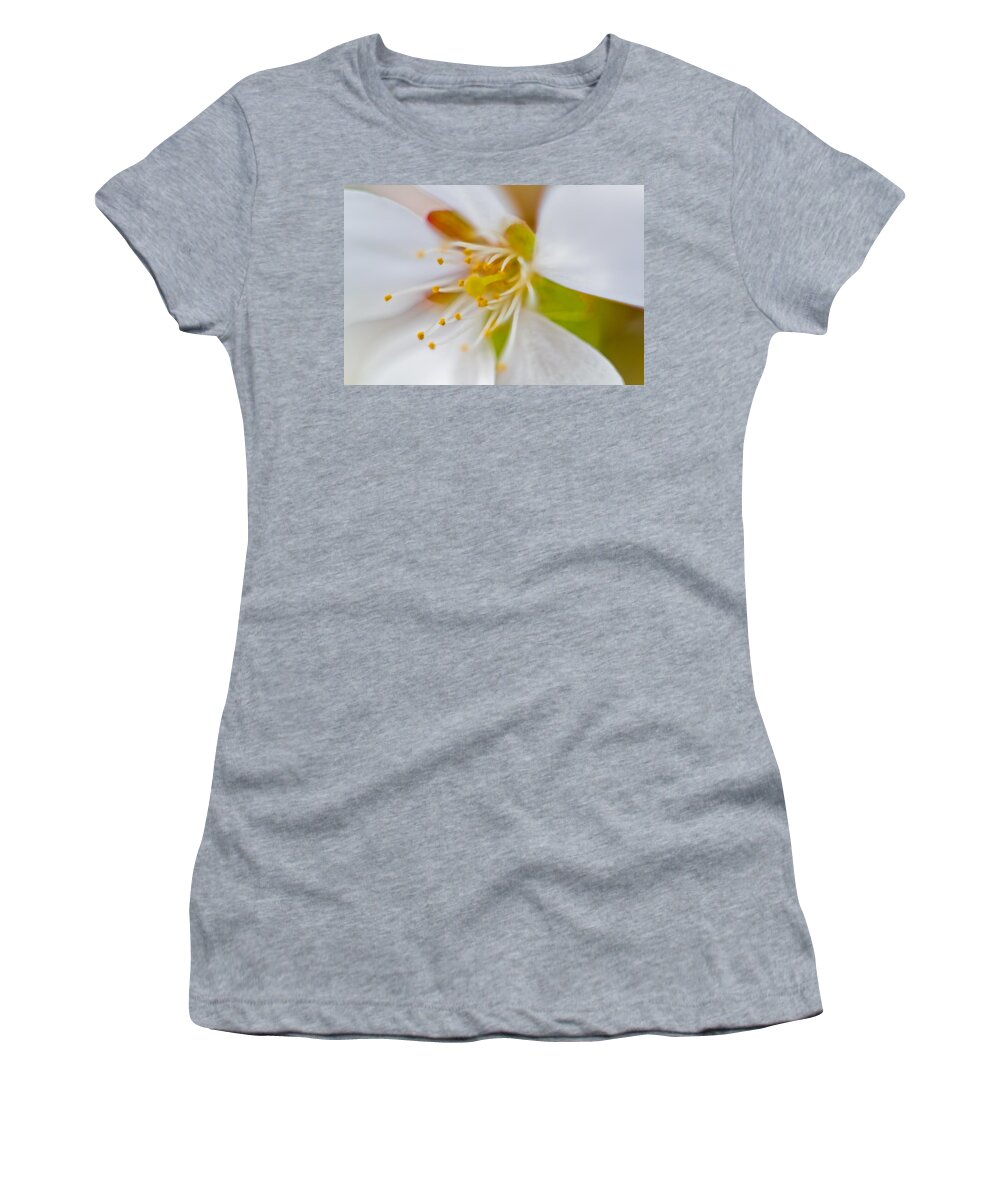 Flower Women's T-Shirt featuring the photograph Inside the Flower by Jonny D