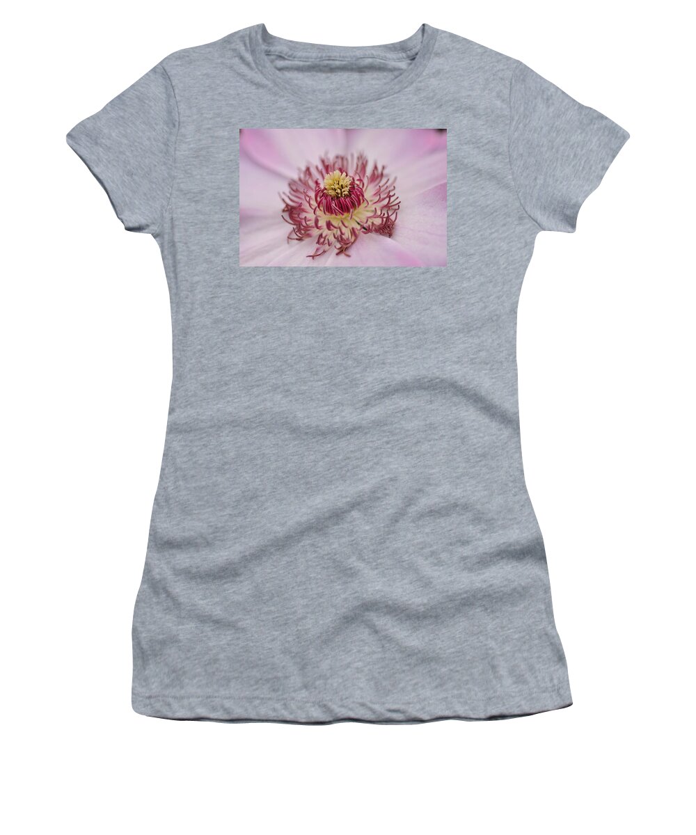 Floral Women's T-Shirt featuring the photograph Inside the Flower by Mike Martin
