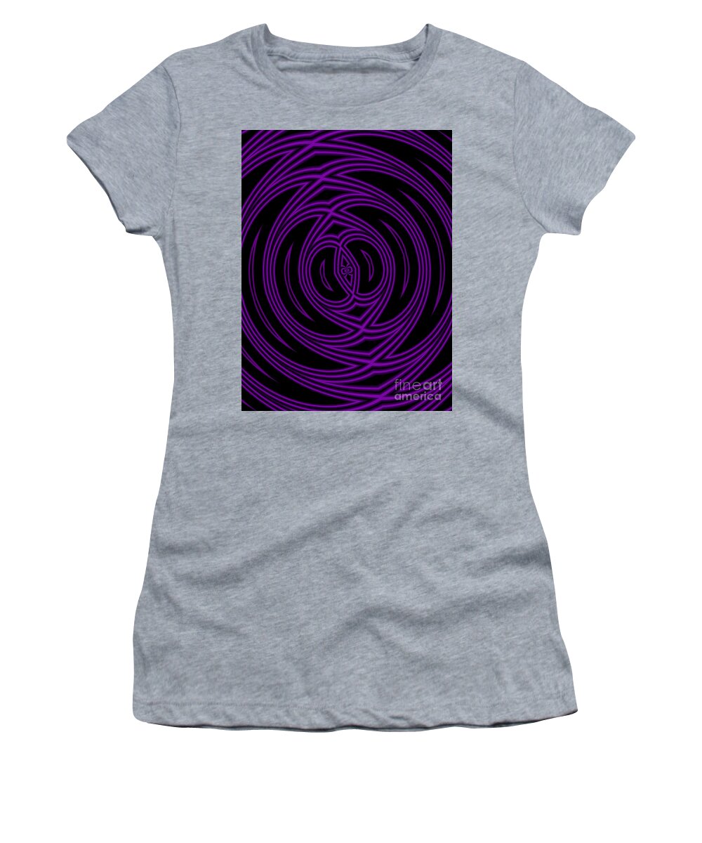 Abstract Women's T-Shirt featuring the photograph Interwoven by Robyn King