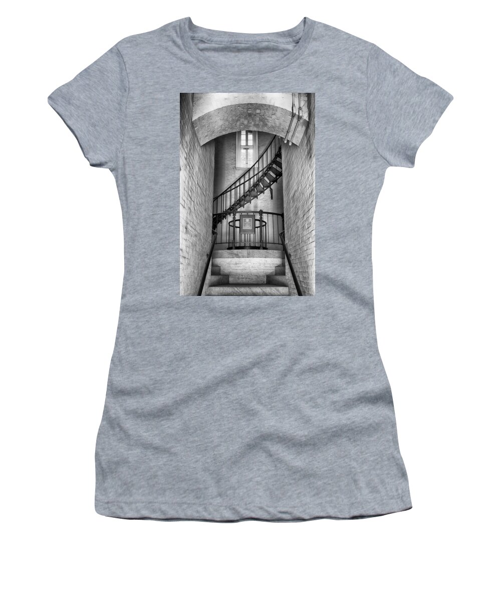 Lighthouse Women's T-Shirt featuring the photograph Into the Light by Howard Salmon