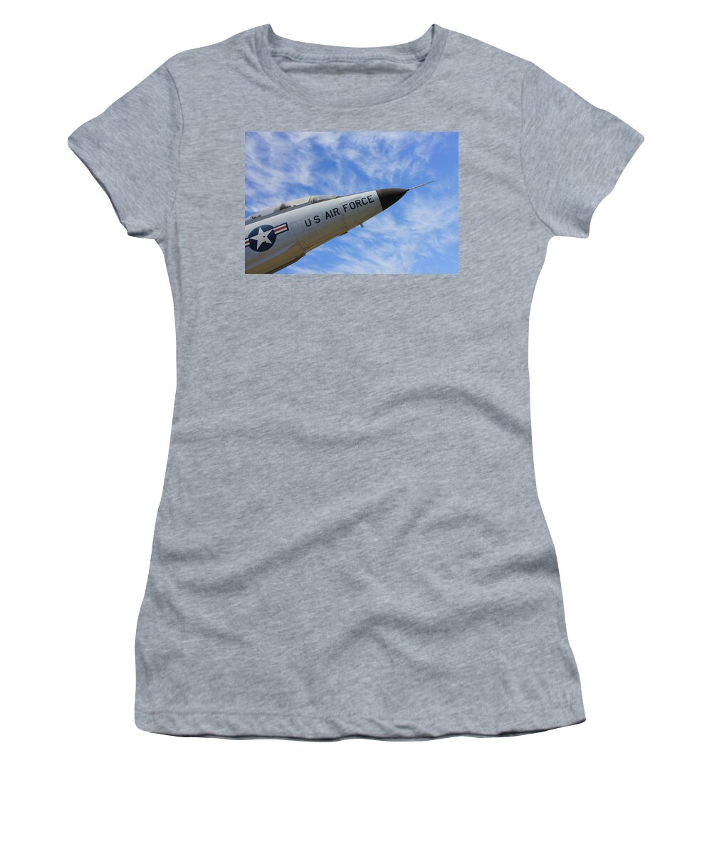 Northcutt Women's T-Shirt featuring the photograph Into The Wild Blue Yonder by Betty Northcutt